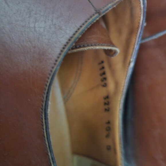 Salvatore Ferragamo brown leather oxfords size 10.5 main image 4